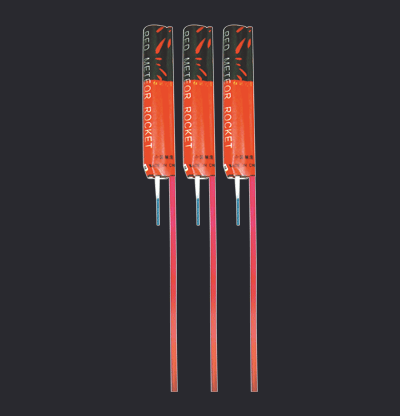 red meteor rocket